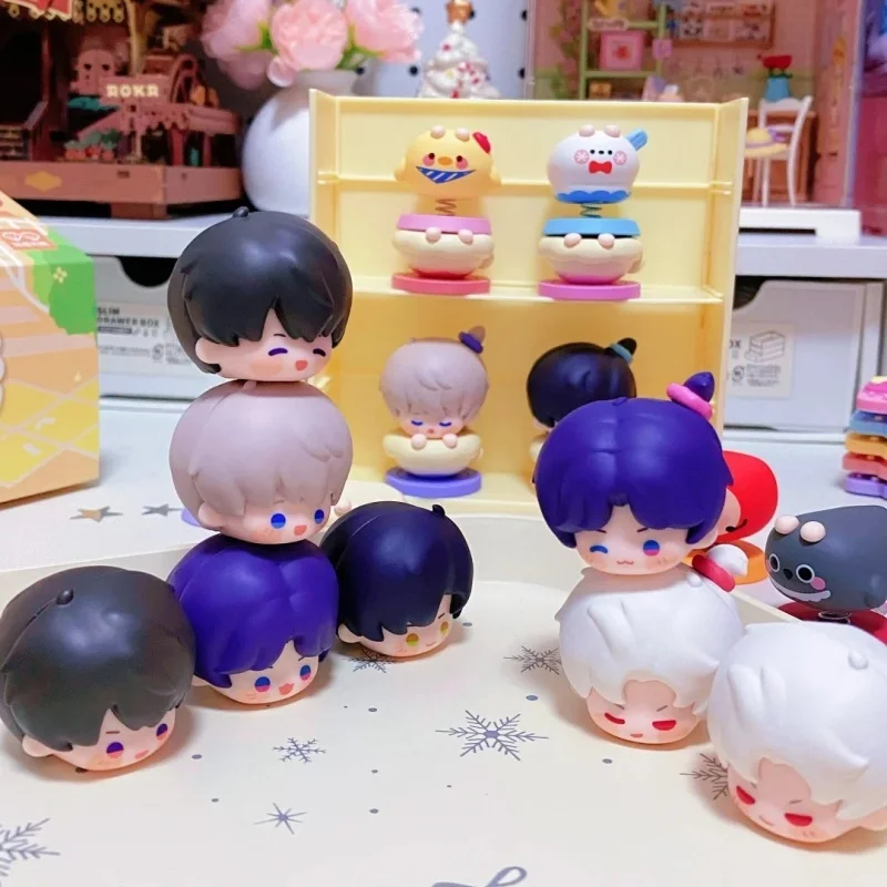 

Hot Love And Deepspace Playful Time Series Stackable Blind Box Cartoon Anime Figure Xavier Caleb Statue Blind Bag Toy Gift