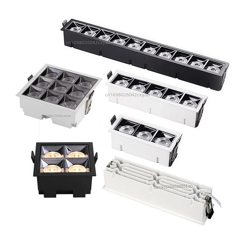 

Dimmable LED downlight, COB ceiling light, AC110-220V spotlight, no main light, living room commercial indoor lighting bulb