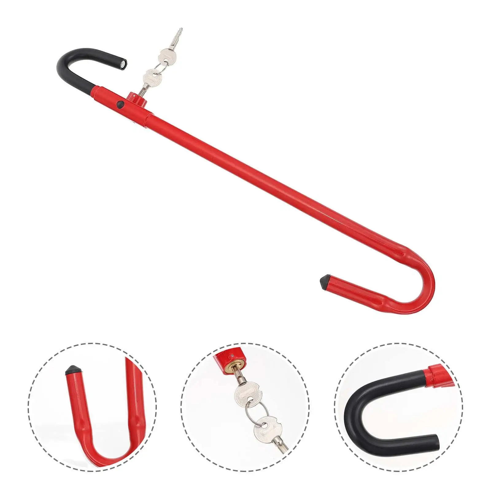 

Universal Car Steering Wheel Brake Lock Iron Material Security Device for SUV Truck Anti Theft