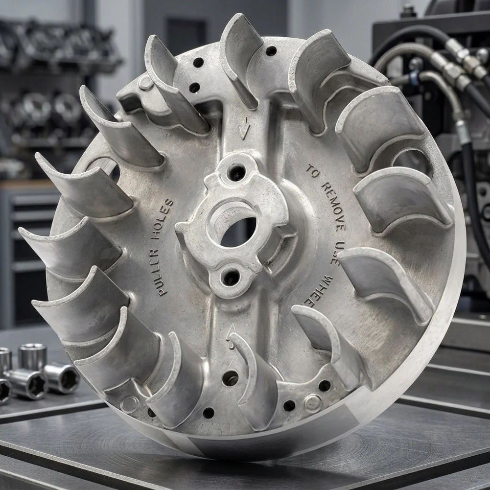 Small Engine Part 590544 Flywheel For Regular Mowing Tasks High Durability Design Precision Engineered High Performance Flywheel