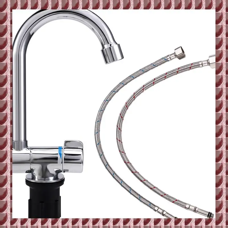 

A95G Складной смеситель для автофургона, универсальный для автофургона, автофургона 360° ° Вращающийся смеситель для холодной и горячей воды, 1/2