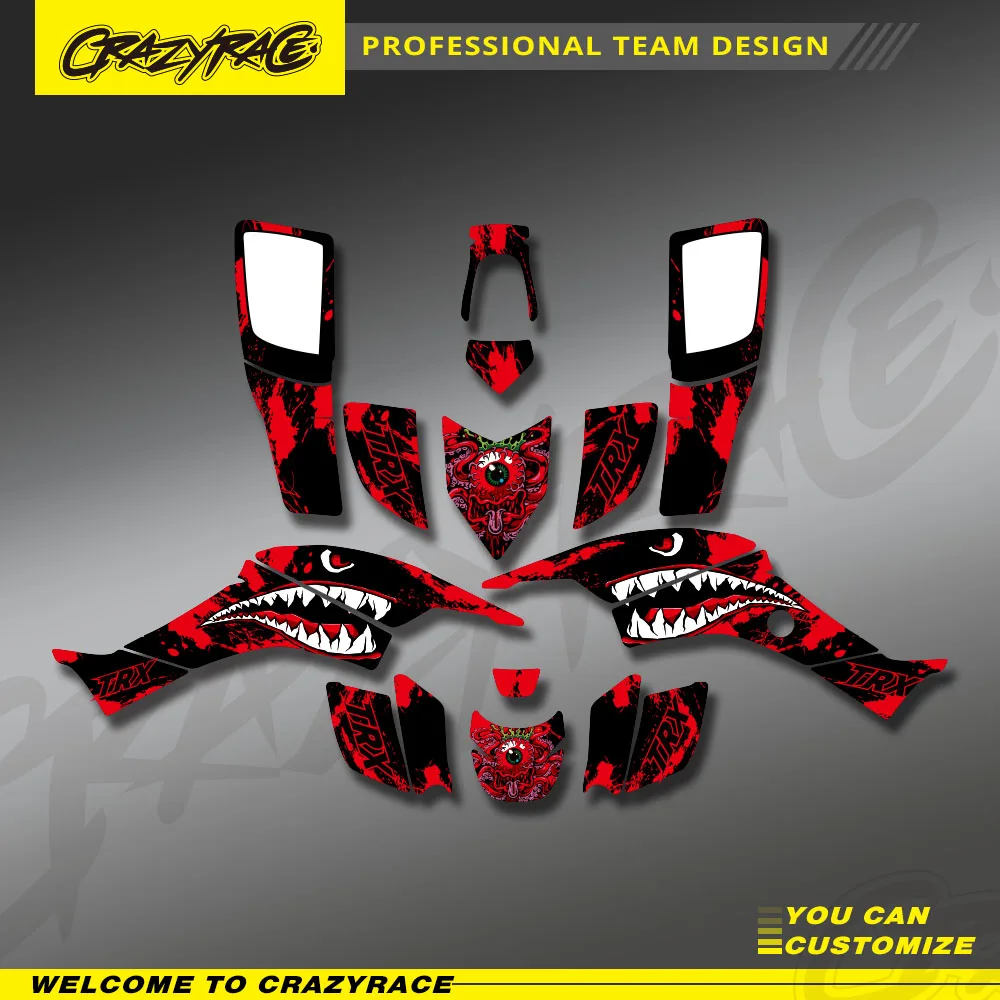 

DECALS STICKERS Graphics Kits New STYLE Fit for Honda TRX400EX 1999-2007 2000 2002 2003 2004 2005 2006 Fourtrax ATV Custom