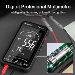 Big Screen Professional multimentro Digital Smart Auto Range AC DC Current Voltimetro Temp Ohm Capacitance True RMS Multitester