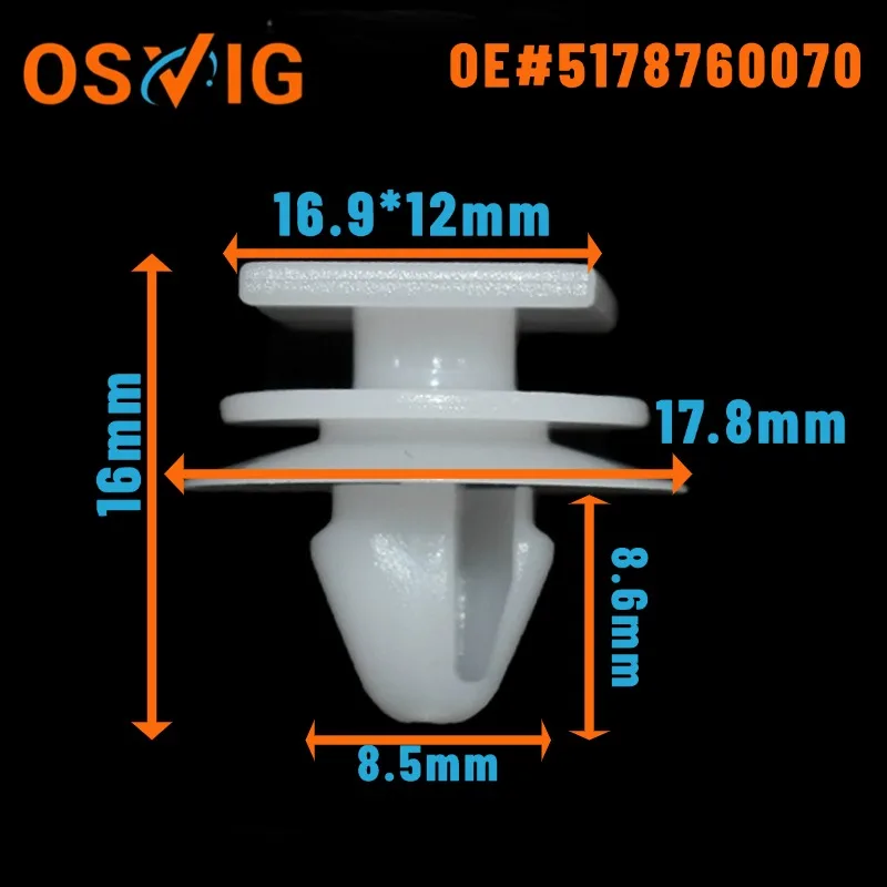 

20PCS OE#5178760070 Applicable to Toyota Land Cruiser Lexus GX460 GX470 side door step plate clips