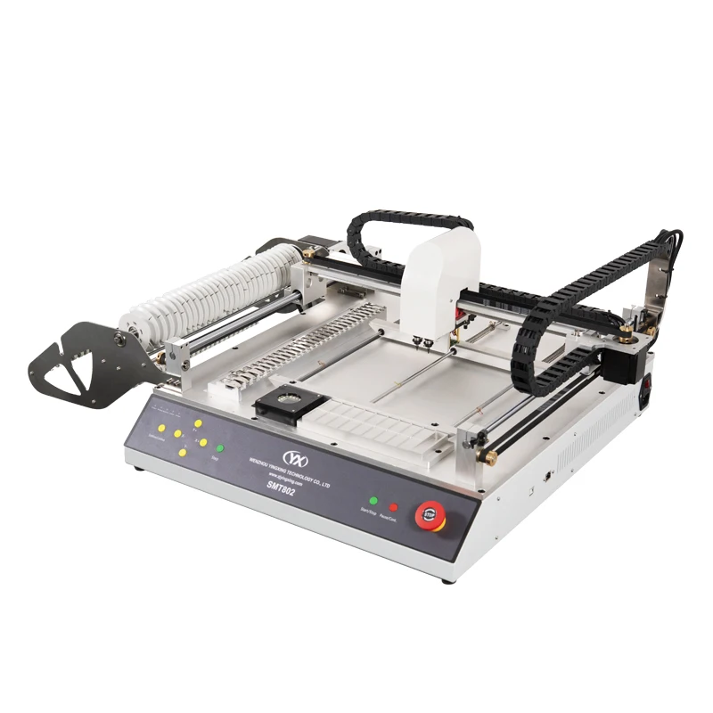 Stock in EU SMT Equipment Small Desktop Automatic PCB Machine Chip Mounter SMT802A Pick And Place Used With Visual System