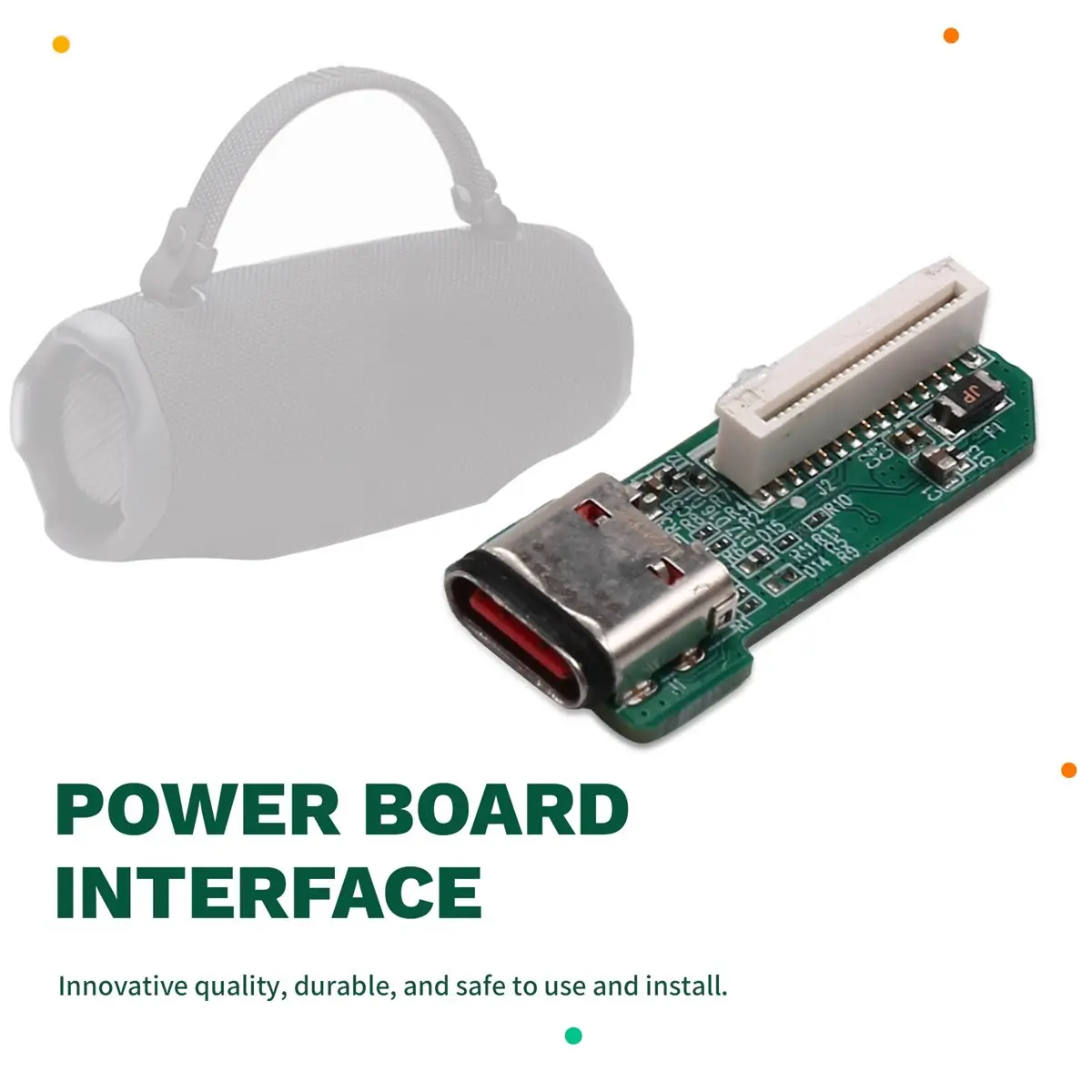 ★♠♥Y1768A Hot Sale-For Flip 7 USB Charge Jack Power Supply Board Connector Bluetooth Speaker Type-C Interface