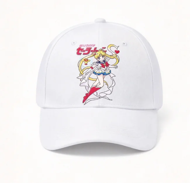 2026 Vintage Anime Figure Printed Baseball Cap Unisex Adjustable Curved Brim Cap Lightweight Breathable Streetwear Sun