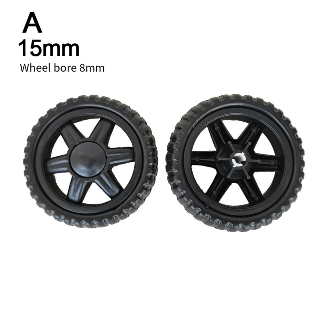 

2 Pieces Rubber Caster Wheelbarrow Replacement Wheel For Wagon Hand Truck Mower Cart Replacement Tire Luggage Wheel