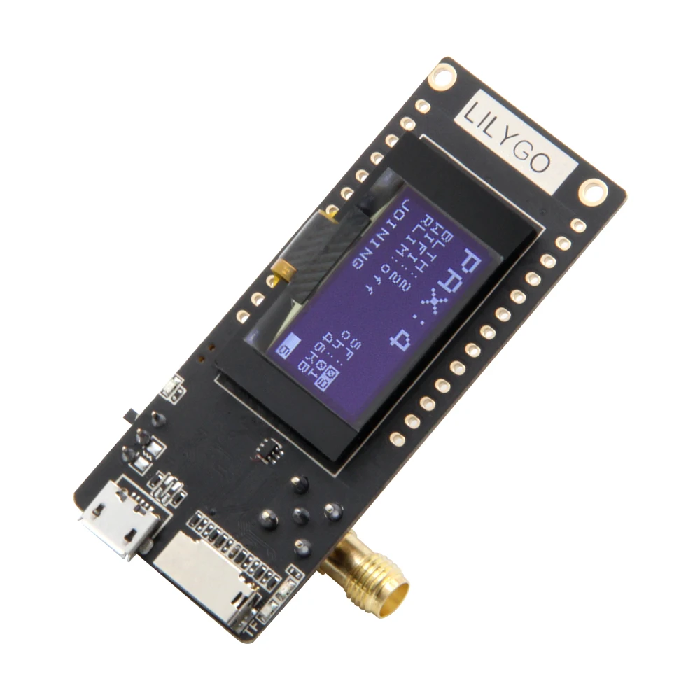 Imagem -04 - Módulo de Cartão Oled sd para Fluxos de Passageiros Bluetooth Wifi Medição Lora32 V2.1 1.6.1 Esp32 433 Mhz 868 Mhz 915 Mhz 923mhz 096