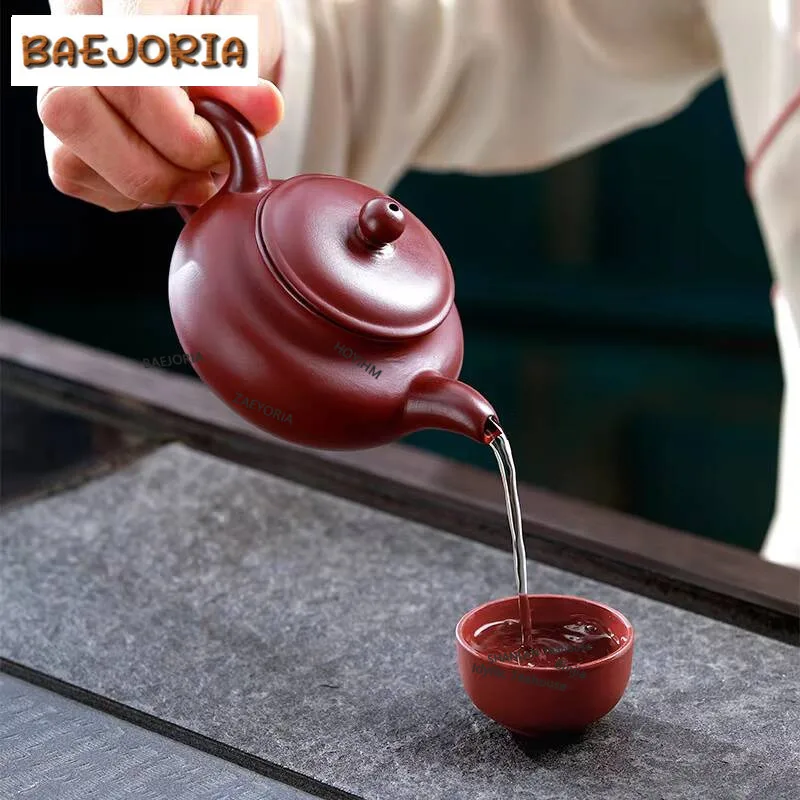130ML Small Capacity Chaozhou Purple Clay Teapot Senior Craftsman Handmade Raw Or Kettle Tea Brewing Pot Zisha Tea (just Teapot) view 3