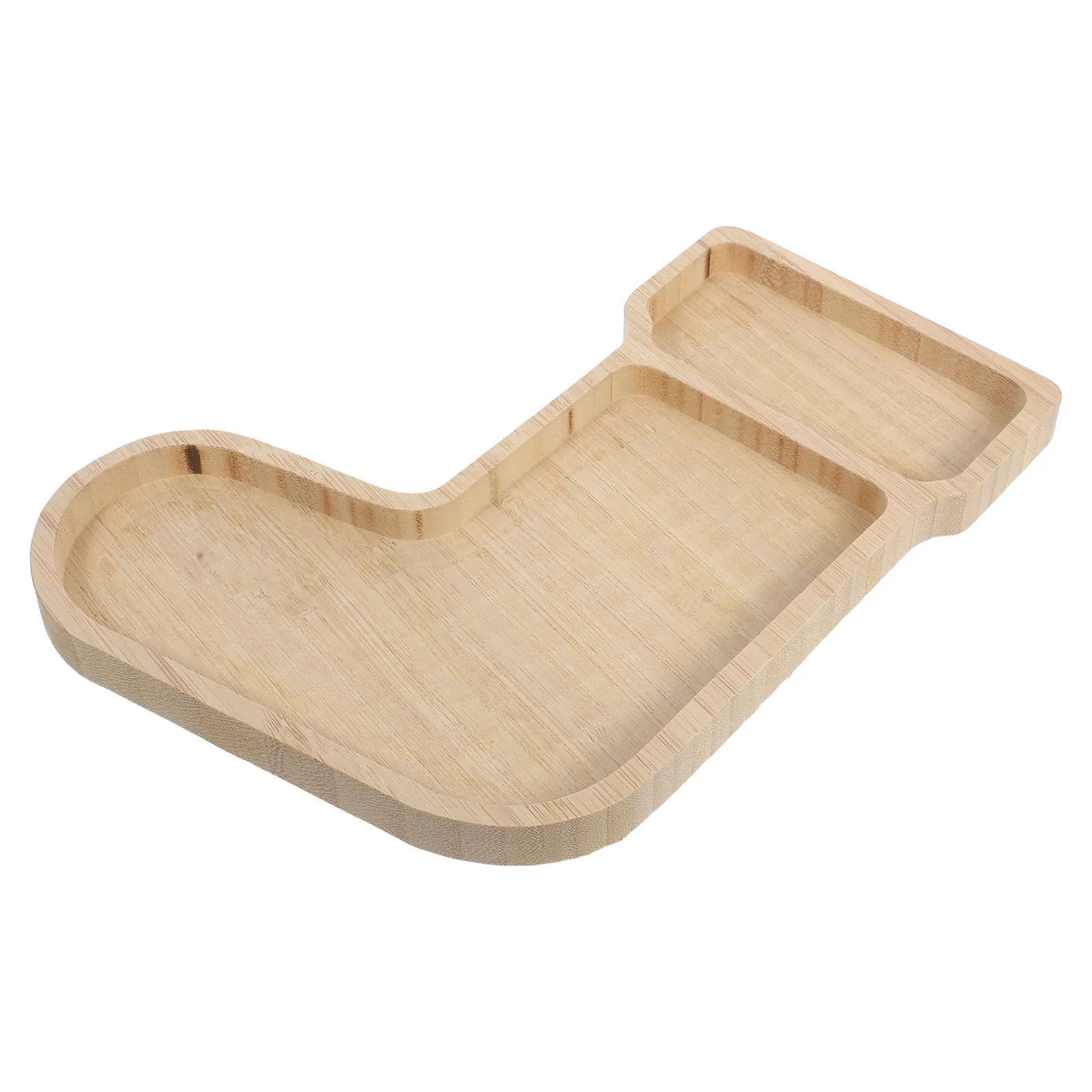 

Rustic Wooden Christmas Stocking Tray Holiday Snack Board for Appetizers Desserts Party Serving Xmas Appetizer Plate