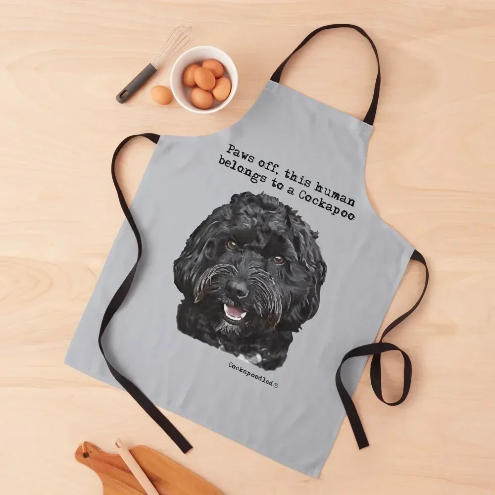 Cockapoo Dog Humour Apron Barista Bib For Kitchen beauty master Waterproof Kitchen Woman Apron