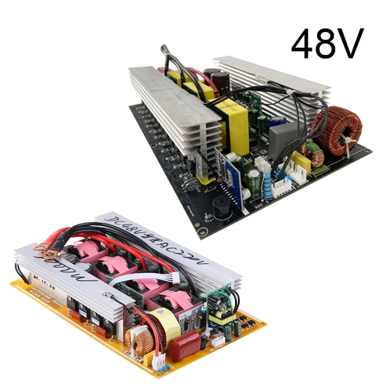 Inversor corriente para coche onda sinusoidal 2000W, inversor corriente portátil para exteriores 12V/24V/48V