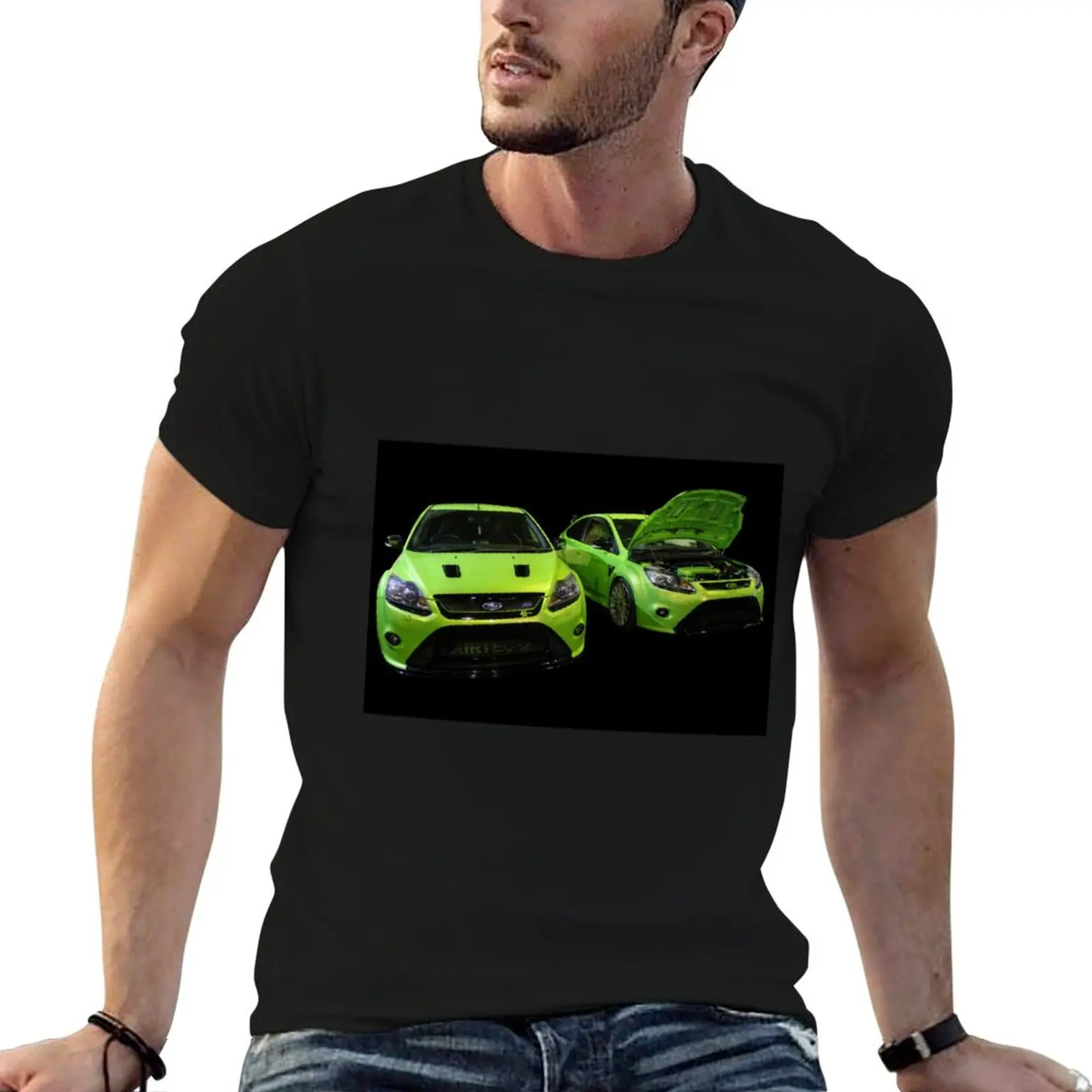 

shirts men t Green cotton cotton Two brand t shirt Focus 100% luxury RS T-Shirt 100%