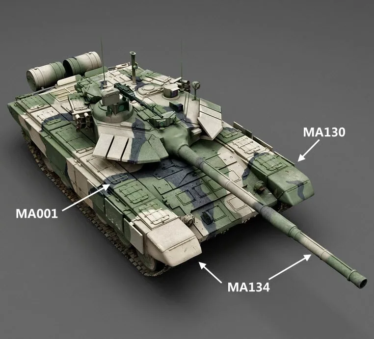 Modelowa farba Victoriam na bazie wody ochrona środowiska rosyjski nowoczesny kamuflaż pancerny 6*7ml