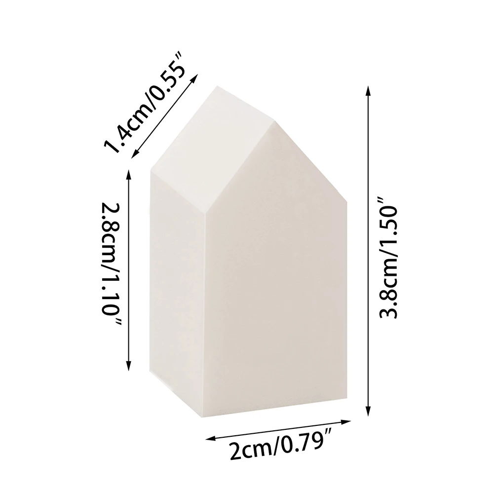 Applicateur de fard à joues en Latex à double usage, bouffant de cosmétiques, humide et sec, en forme de Pentagone, lavable, Portable, fournitures de beauté professionnelles