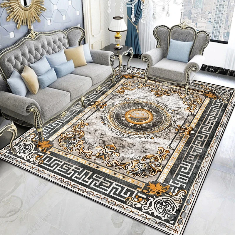 Luxurious Large Area Carpet Living Room Nordic Style Decoration Sofa Area Rugs for Bedroom Floor Mat Non-slip Entrance Door Mats