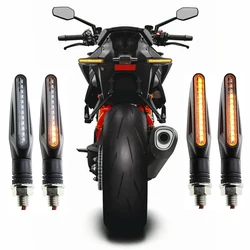 E11-mark Motorcycle Flasher LED Flowing Turn signals light for Kawasaki Er5 Pulsar Rs200 S750 Honda Shadow Vt600 Bmw F800