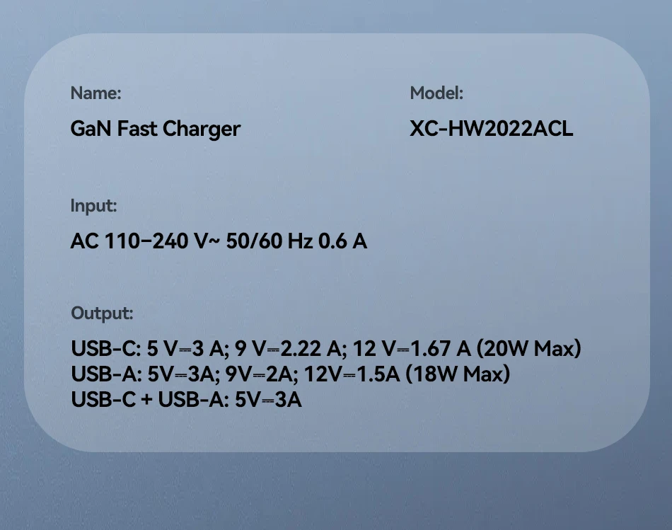 Rocoren 20W GaN PD Schnellladegerät USB-C Ladegerät Tragbares Typ-C Ladegerät PD3.0 QC3.0 Schnellladung für iPhone 18 17 16 15 Pro Max – Detail 32