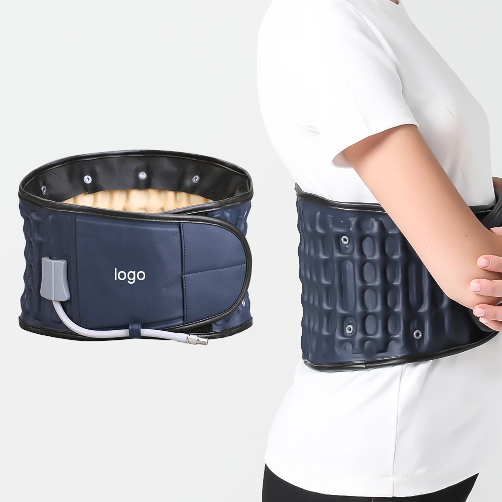 Air Waist Support Belt Medical Back Pain Relief Air Traction Spine Decompression Lumbar Inflatable Belt TPU Material Convenient