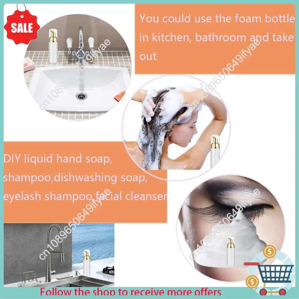 

Y67A-50 мл пустые бутылки дорожные бутылки для мыла пластиковые бутылки с дозатором пены дозаторы пены для насоса для мыла чистка, путешествия 12 шт.