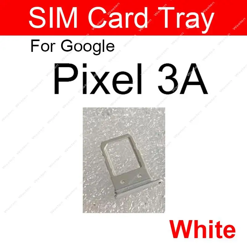 SIM Card Tray Holder For Google Pixel 3 3XL 3A XL Sim Reader Slot Socket Module Replacement Repair Parts