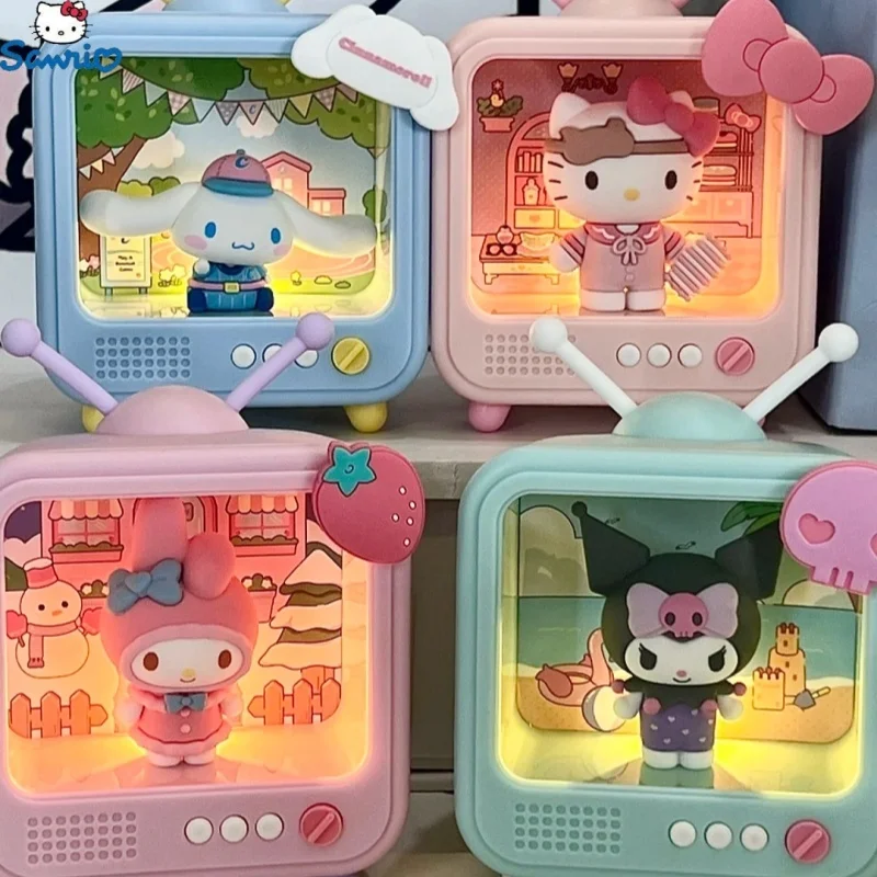 

Новинка, телевизор Sanrio, серия Kuromi Hellokitty Melody Cinnamoroll, светящееся украшение, спортивные развлечения, развлекательные игрушки