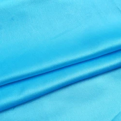 52'' Wide By Meter Elegant Blue Silk Cotton Fabric Dress, Sleepwear, Robe, Scarf Material Charmeuse Silk Natural