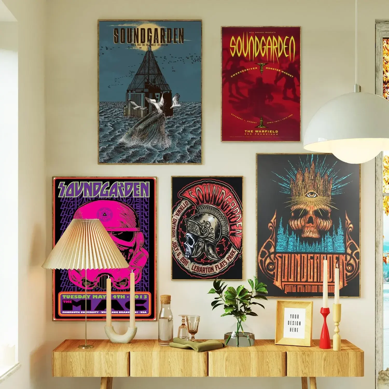 soundgarden Poster Prints Wall Art Canvas Painting Poster For Modern Family Living Room Home Decor