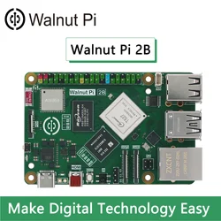 WalnutPi Walnut Pi 2B Allwinner T527 WiFi+BT5.0 Octa-core Linux Development Board NPU 2TOPS NVMe SSD NPU Mini PC Raspberry Pi 5