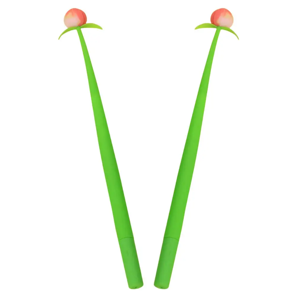 

Набор из 2 ручек в форме персика: милые выдвижные гелевые ручки с фруктовым дизайном для плавного письма, идеально подходят для студентов, детей, офиса, школы и художественных проектов