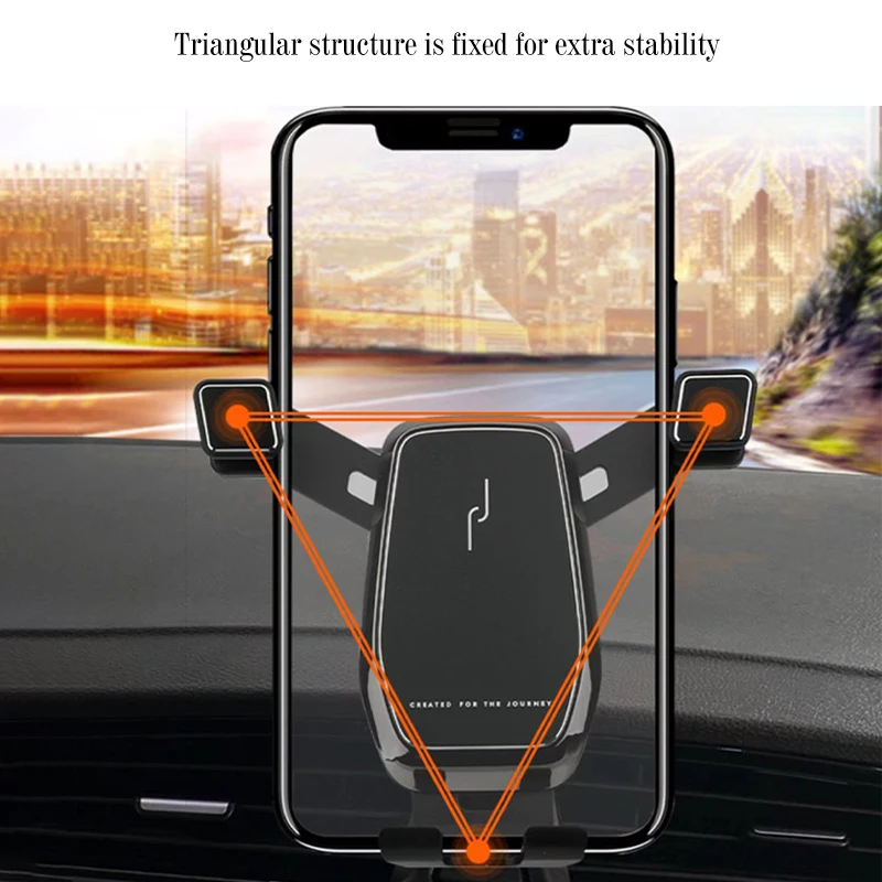 Car Mobile Phone Holder for Mitsubishi Eclipse Cross 2018 Smartphone Mount Car Styling Bracket GPS Stand Rotatable Support