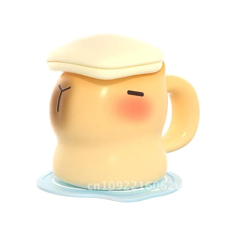 

Capabala Ceramic Cup 400ml Cute High Temperature Porcelain Capybara Mug Creative Birthday Gift Universal Coaster Set Included