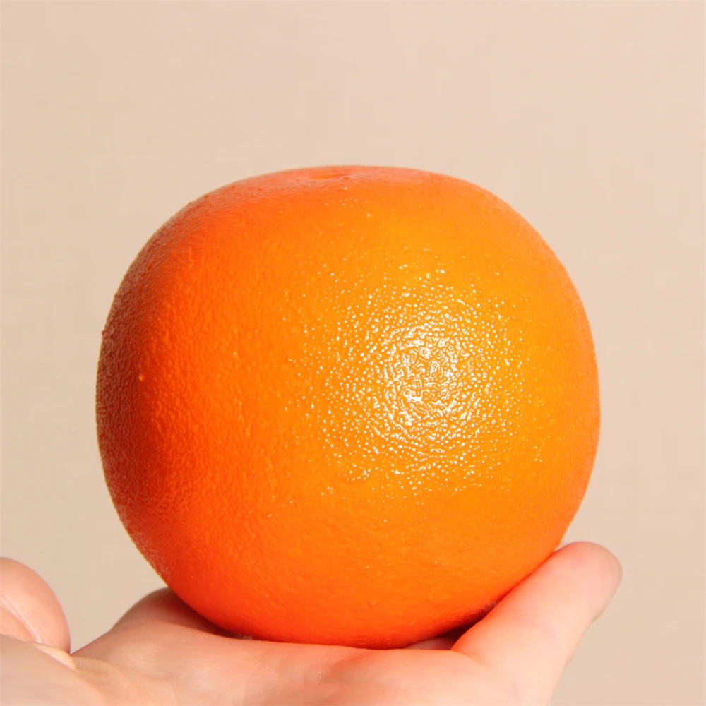 6-teilig, Simulationsorangen, künstliche orangefarbene Modelle, gefälschte Früchte, Heimtextilien, Restaurant-Obsttablett, Dekoration, Fotografie – Detail 13