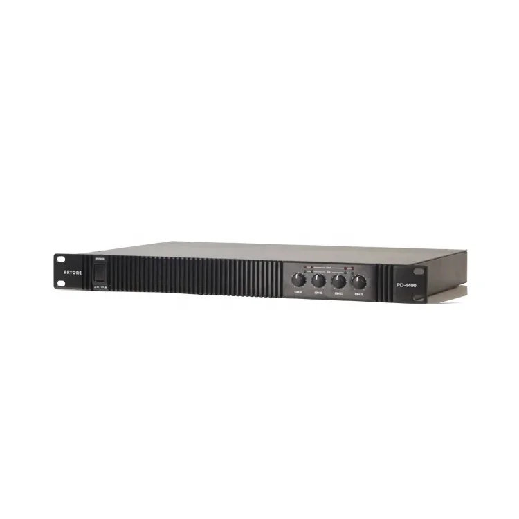 PD-4300 Professional Audio 4 Channel Class D 1U Power Amplifier 1000W