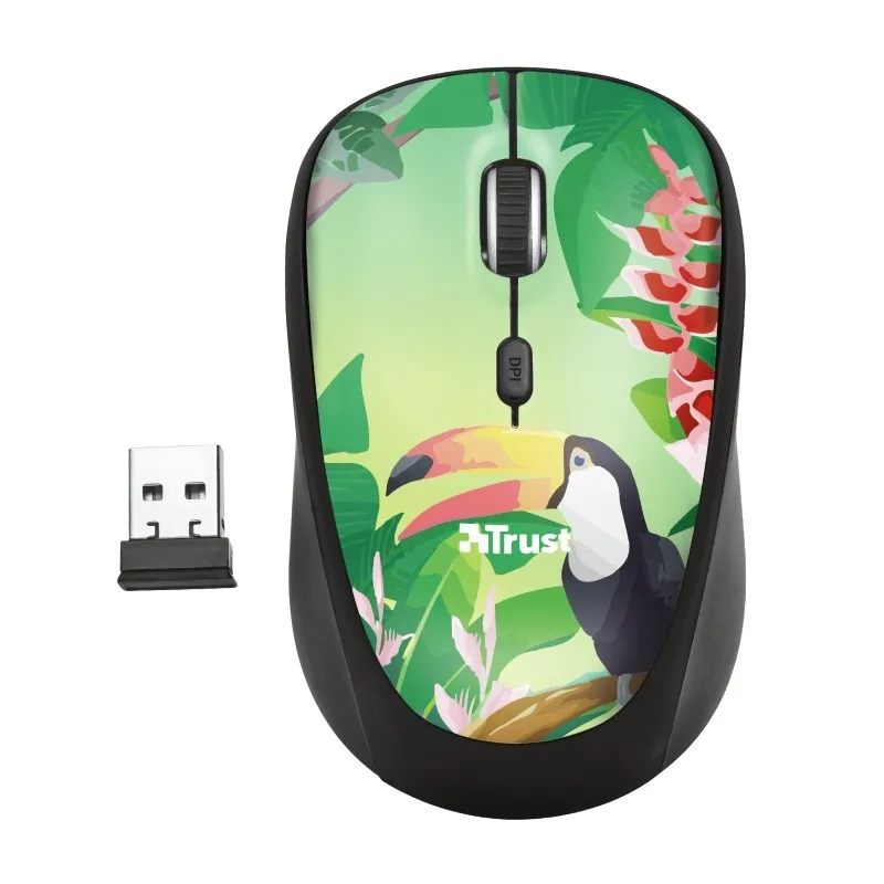 Trust Yvi Toucan Raton Inalambrico USB 1600dpi - 3 buttons-use ambidextrous 23389 tintasycartuchos.com