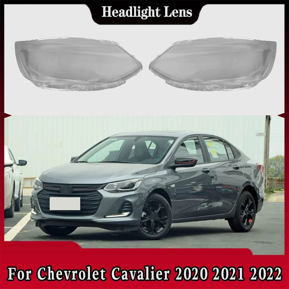 Car Front Lights Glass For Chevrolet Cavalier 2020 2021 2022 Transparent Headlight Cover Case Replace Original Lens Car parts