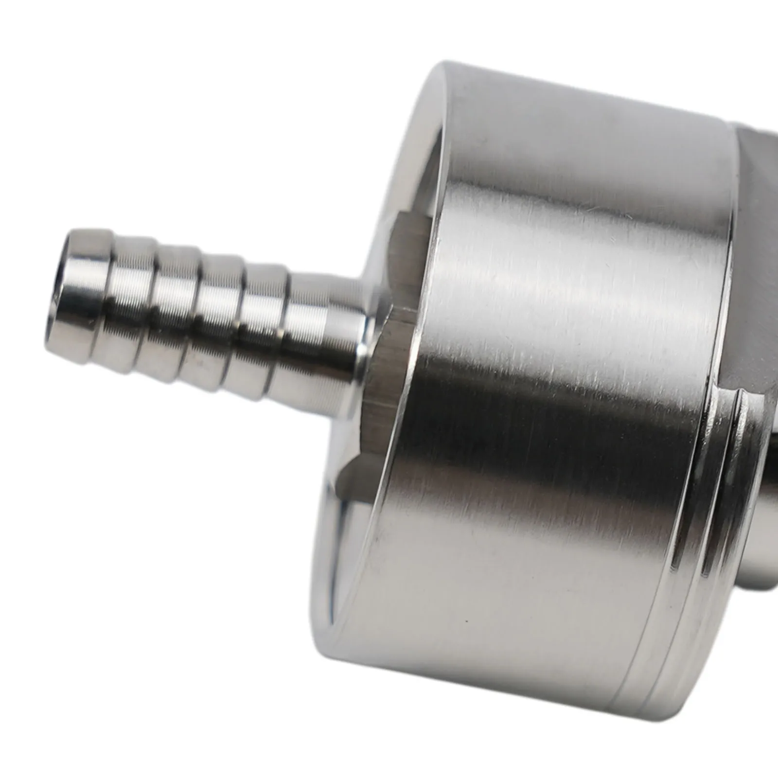 Carbonation Cap for Home Brewing Beverages Such as Beer and Juice Made of Stainless Steel with Ball Lock Connection