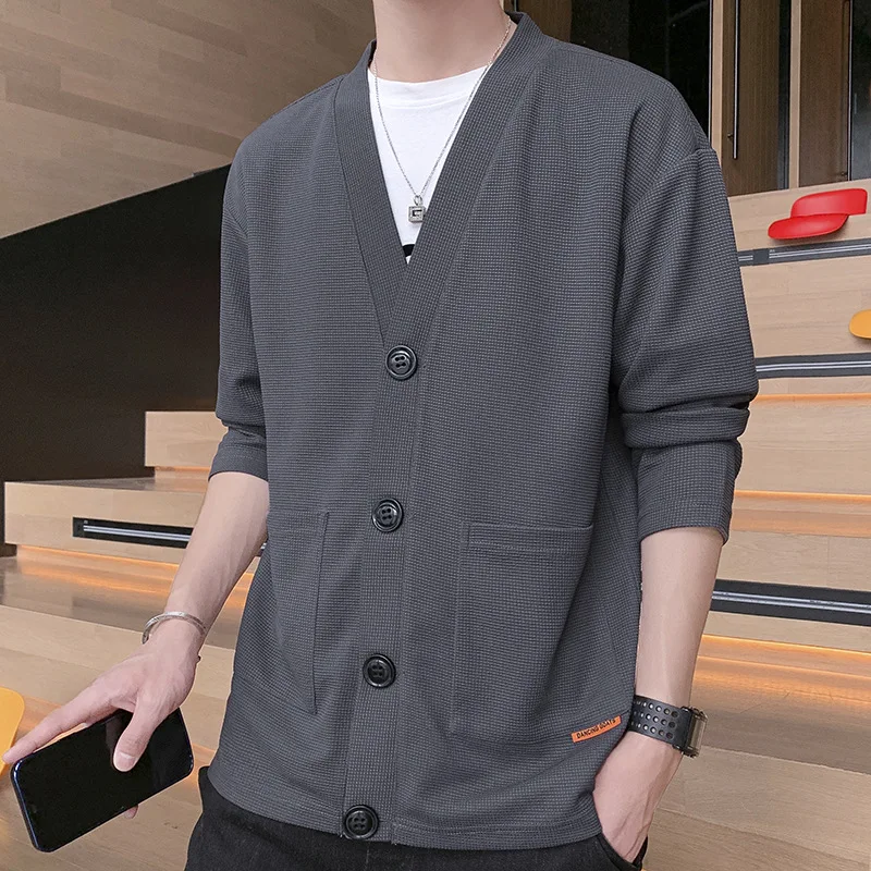 2023 Men's Jacket Summer Ice Silk Quick Drying Jacket High-End Business Casual Waistcoat Solid Color All-In-One Trench Coat 5XL