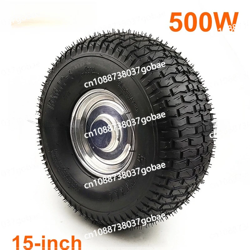 

500W electric unicycle motor wheels off-road rough tires for 15-inch electric trolleys