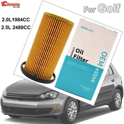 Oil Filter For VW Golf 5 MK5 Golf  6 MK6 2007 2008 2009 2010 2011 2012 2013 2014 2015 2016 2.0 FSI 2.0 R 2.0 GTI 1984cc Engine