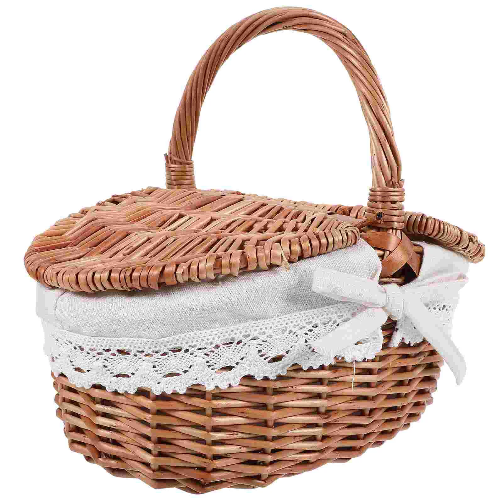 Outdoor Basket Shopping Bread Organizing Picnic Travel Duvet Storage Bag Baskets