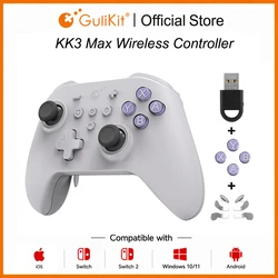 GuliKit KK3 MAX Controller NS39 KingKong 3 Gamepad with Hall Effect Joysticks Triggers for Windows Nintendo Switch 2 Android iOS