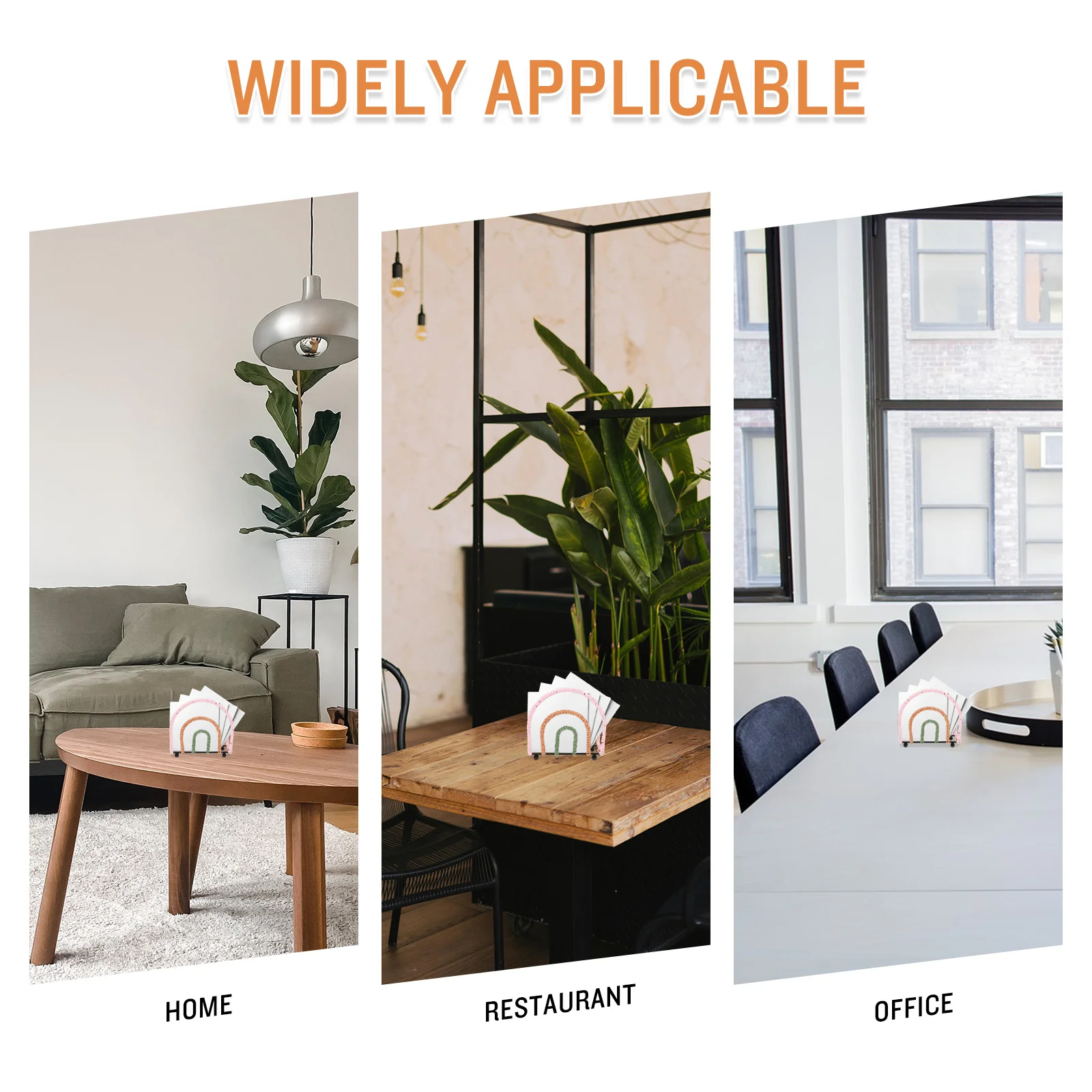 

Creative Handmade Paper Iron Book Stand Napkin Holder Durable Tissue Storage Rack Office Restaurant Cafe Hotel Desktop Organizer