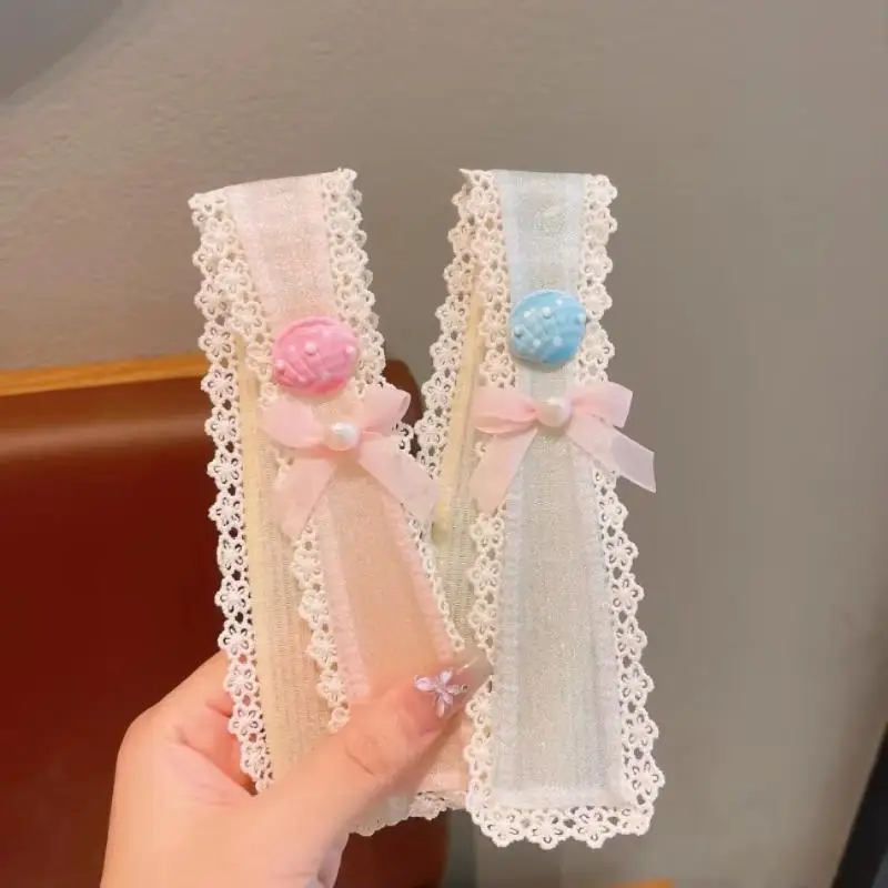 1 Stück Lolita-Stirnband für Kinder, Blumenmuster, breiter Rand, Sommer, Mädchen, Stirnfransen, Haarspange für Baby, Haarfixierer – Detail 9