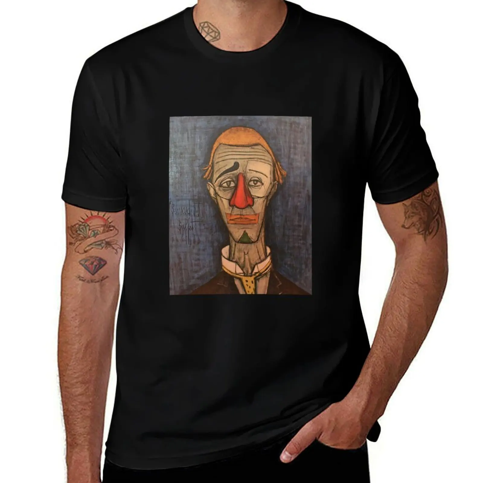 Tete De Clown Bernard buffet T-Shirt Casual Lightweight Short Sleeve Top T-Shirt