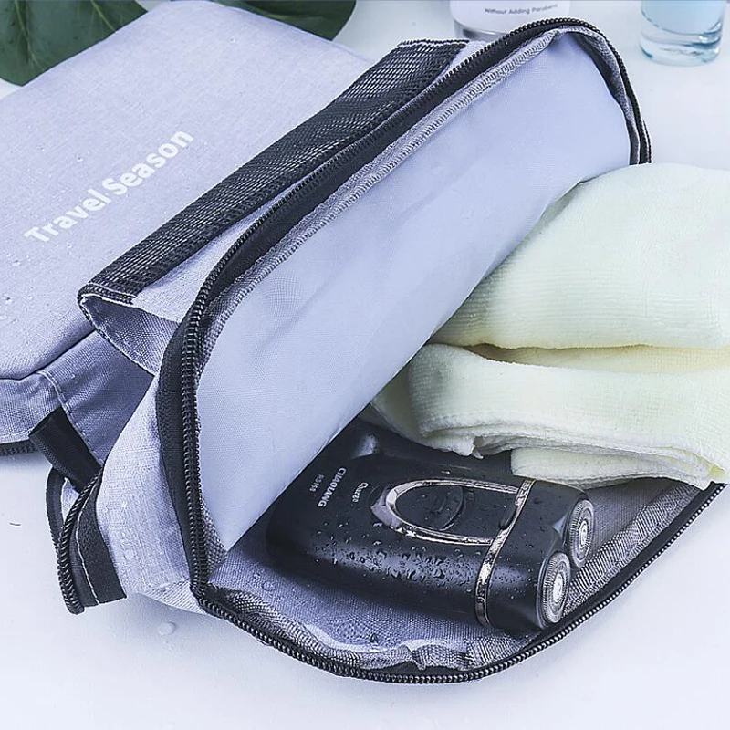 Hanging Travel Toiletry Bag for Men and Women Waterproof Makeup Cosmetic Beautician Folding Bag Bathroom and Shower Organizer