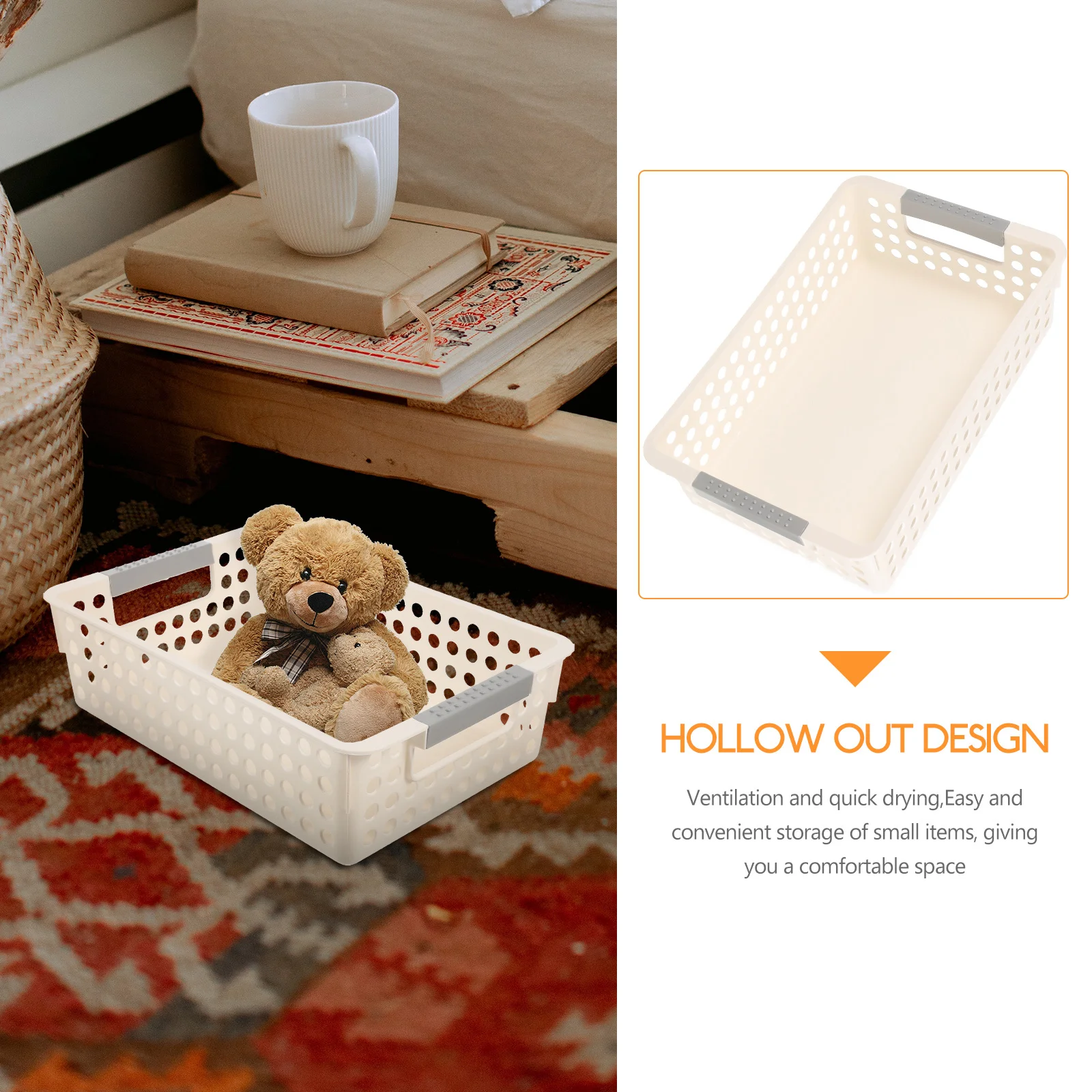 سلة تخزين بلاستيكية مكونة من 3 طبقات للمطبخ والحمام وغرفة النوم وملف سطح المكتب ومنظم صغير للمنزل