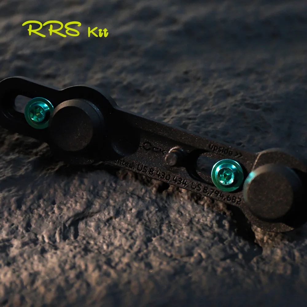 RRSKIT M5 * 10 سبائك التيتانيوم خفيفة 3 جرام حامل زجاجة ماء للدراجة مسامير حامل غلاية الدراجة مقاومة للاهتراء برغي متعدد الألوان