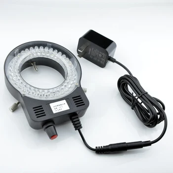 72 LED Ring Light Microscope Illuminator Lamp Adjustable Focus Lamp for Monocular Binocular Trinocular Stereo Microscope